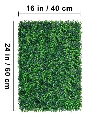 SucceBuy Artificial Boxwood Hedge Wall Panels for Outdoor Decor