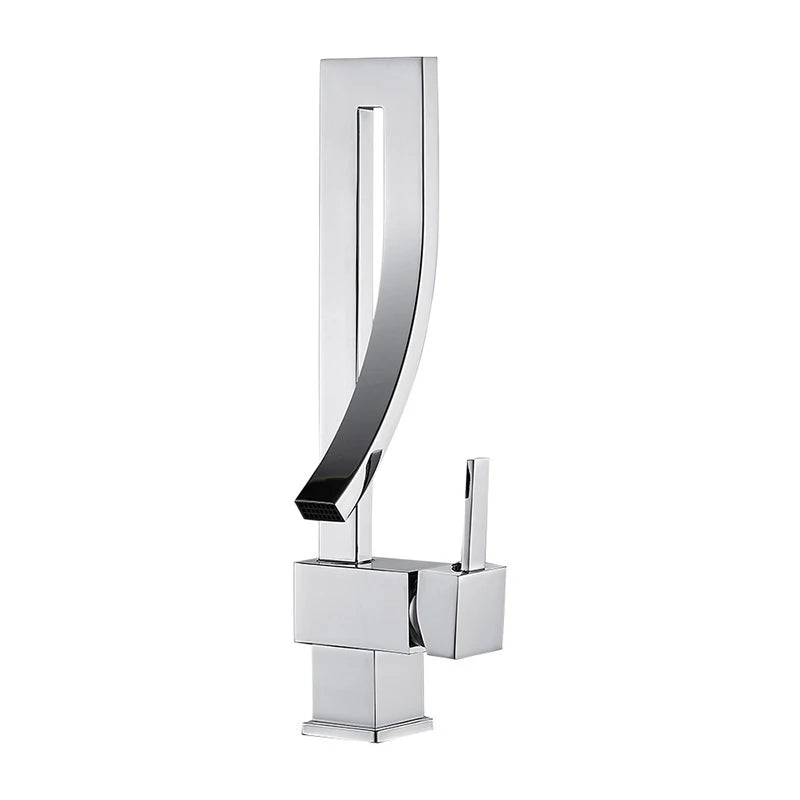 Wanmivezlo Single Handle Brass Deck Mounted Basin Faucet