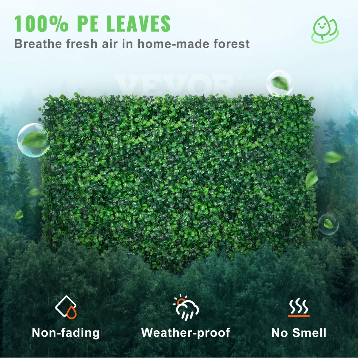 SucceBuy Artificial Boxwood Hedge Wall Panels for Outdoor Decor