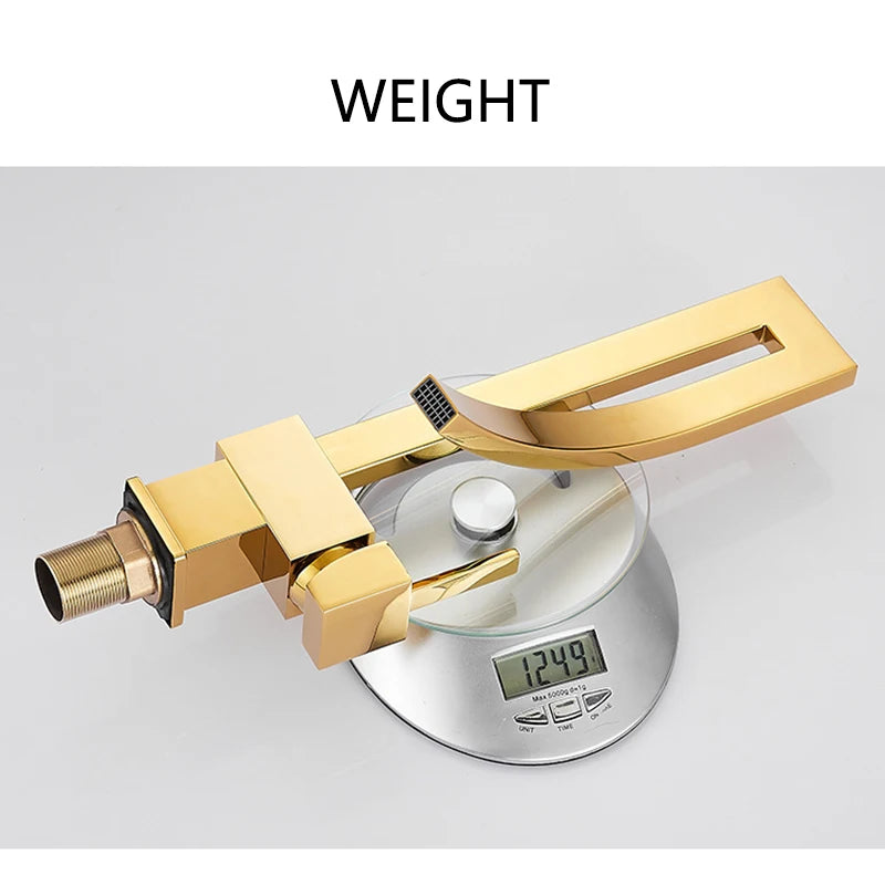 Wanmivezlo Single Handle Brass Deck Mounted Basin Faucet
